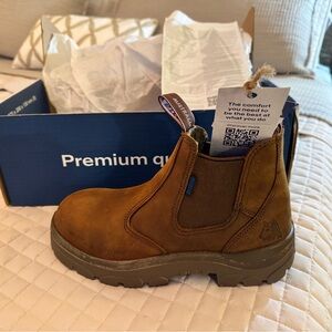 Steel Blue Ladies Hobart Boots Brown